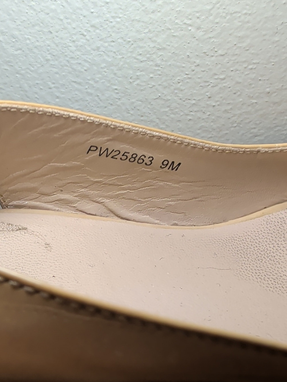 Stuart Weitzman Patent Leather Espadrille Wedge Sandals Beige Women's Size 9M - Picture 4 of 8